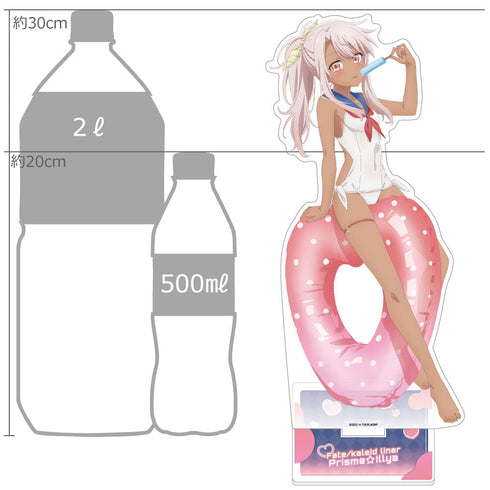 『Fate/kaleid liner プリズマ☆イリヤ Licht 名前の無い少女』描き下ろし特大アクリルスタンド (クロエ/セーラー水着)