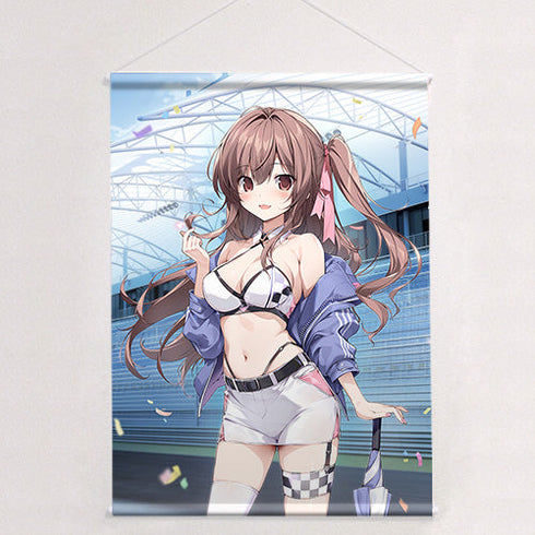 『karory先生』描き下ろしB2タペストリー (蒼海舞香/レースクイーン)Wスエード