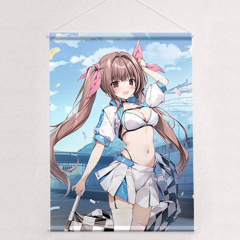 『karory先生』描き下ろしB2タペストリー (蒼海夏音/レースクイーン)Wスエード