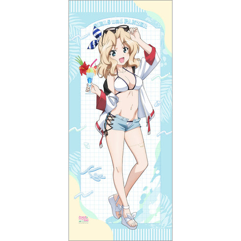 『ガールズ&パンツァー 最終章』描き下ろし特大タペストリー(ケイ/リゾート水着)