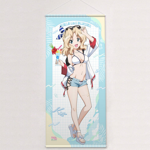 『ガールズ&パンツァー 最終章』描き下ろし特大タペストリー(ケイ/リゾート水着)