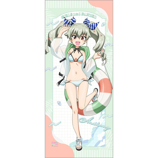 『ガールズ&パンツァー 最終章』描き下ろし特大タペストリー(アンチョビ/リゾート水着)