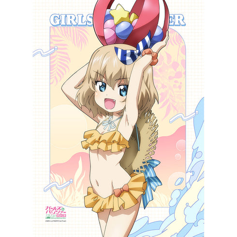 『ガールズ&パンツァー 最終章』描き下ろしB2タペストリー(カチューシャ/リゾート水着)
