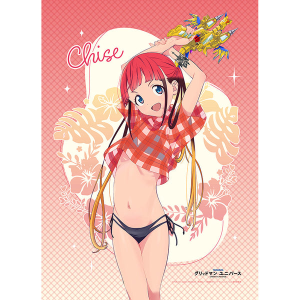 『グリッドマンユニバース』描き下ろしB2タペストリー(飛鳥川ちせ/水着)Wスエード