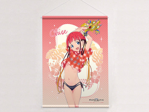 『グリッドマンユニバース』描き下ろしB2タペストリー(飛鳥川ちせ/水着)Wスエード