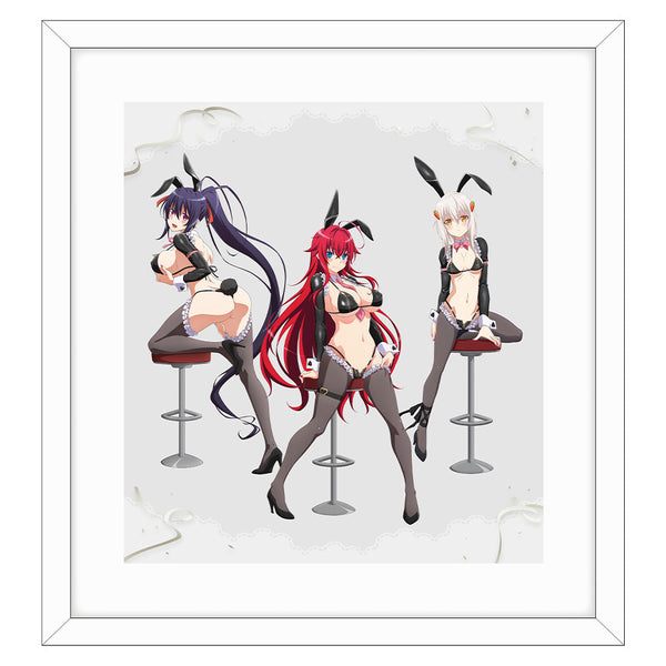 『ハイスクールD×D HERO』描き下ろし 複製原画(逆バニー(黒))