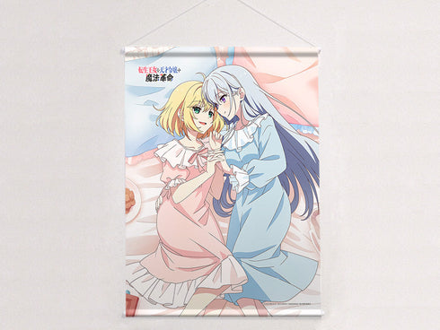The Reincarnated Princess and the Genius Young Lady's Magical Revolution Original Illustration B2 Tapestry (Anisphia & Yufilia / Bed) ※Smiling Version W Suede