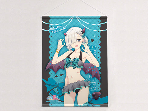 『友達の妹が俺にだけウザい』描き下ろしB2タペストリー(月ノ森真白/小悪魔水着)Wスエード