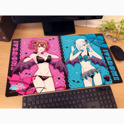 『友達の妹が俺にだけウザい』描き下ろしラバーマット(小悪魔水着)