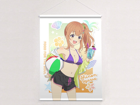 『Though Days Pass, Rice Tastes Sweet』Newly Illustrated B2 Tapestry (Shinon Ogawa/Swimsuit) Double Suede