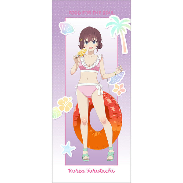 "Days Pass, But the Rice is Delicious" Original Extra-Large Tapestry (Kurea Furudate/Swimsuit)