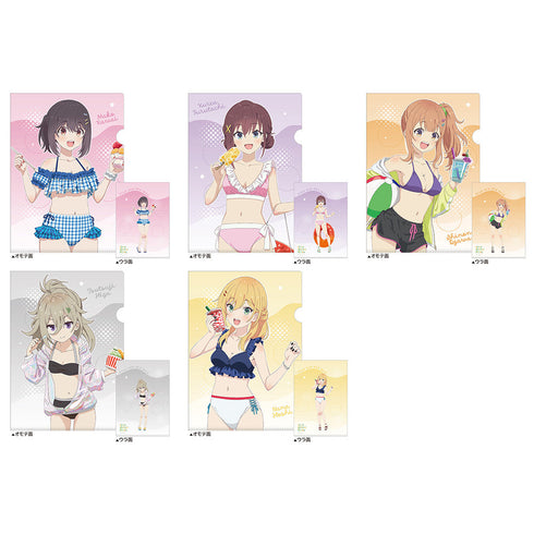 "Days Pass, But the Rice is Delicious" Original Illustration Clear File (Hoshi Nana/Swimsuit)