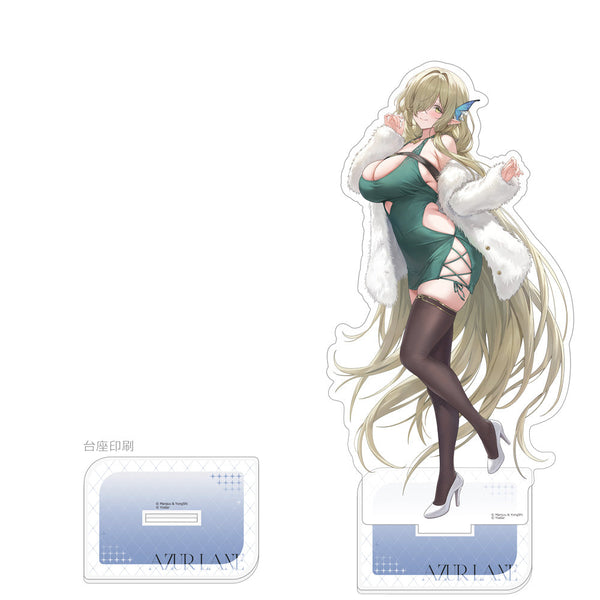 『アズールレーン』描き下ろし 特大アクリルスタンド(デ・ゼーヴェン・プロヴィンシェン/冬デート)