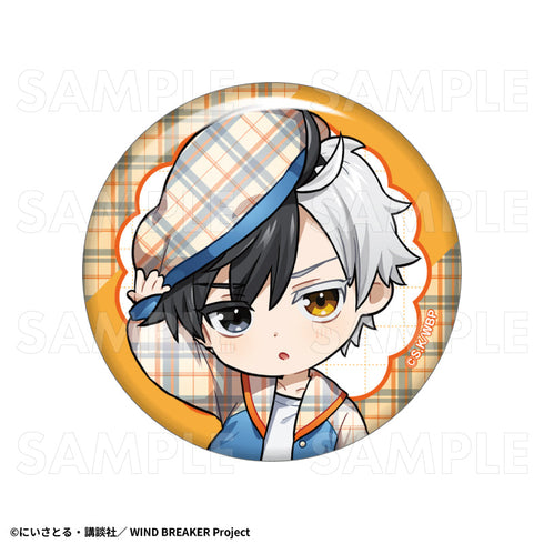 『WIND BREAKER』チェックセーラー トレーディング缶バッジ【BOX】