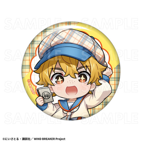 『WIND BREAKER』チェックセーラー トレーディング缶バッジ【BOX】