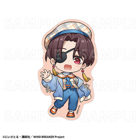 『WIND BREAKER』チェックセーラー ステッカー 蘇枋隼飛【202512再販】