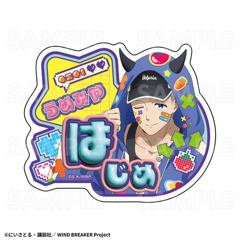 『WIND BREAKER』でびデコパーカー トレーディングお名前バッジ【BOX】