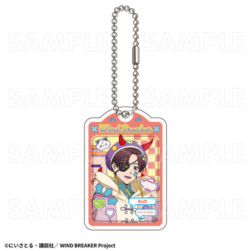 『WIND BREAKER』でびデコパーカー アクリルキーホルダー 蘇枋隼飛