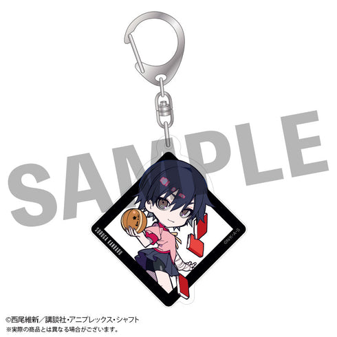 『〈物語〉シリーズ×望月けい』ちびキャラアクリルキーホルダー 神原 駿河