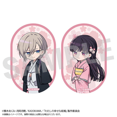 『わたしの幸せな結婚×浅草ロマン館』ちびキャラステッカーセット 春