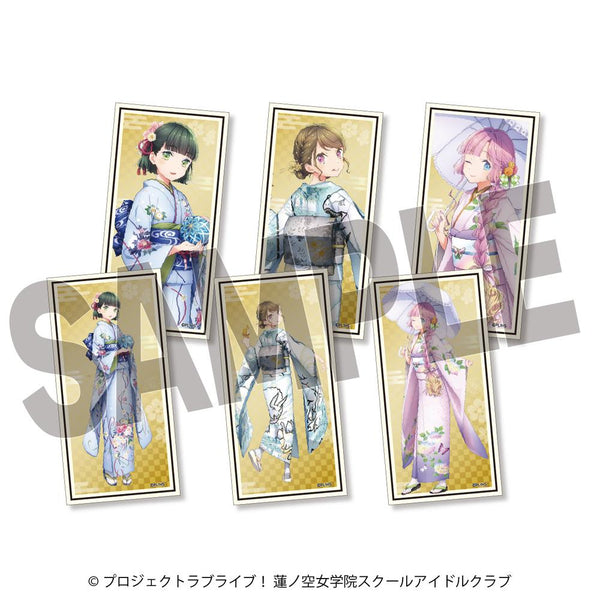 『ラブライブ!蓮ノ空女学院スクールアイドルクラブ×加賀友禅こらぼ』第二弾 TRクリアマーカー 全3種 (1種2枚セット)【BOX】