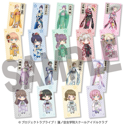 『ラブライブ!蓮ノ空女学院スクールアイドルクラブ×加賀友禅こらぼ』第二弾 TRステッカー 全9種 (1種2枚セット)【BOX】