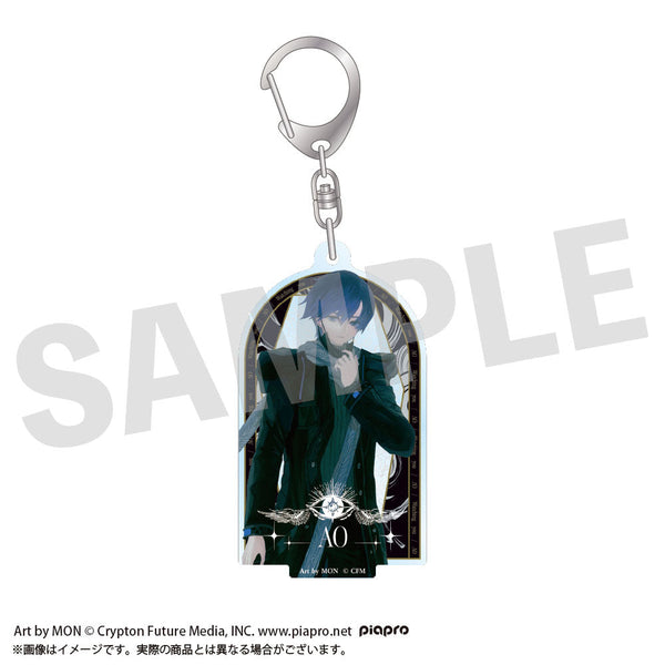 『STEAKA ヲチラレ』初音ミク×オバケン アクリルキーホルダー アオ