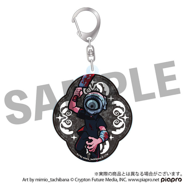 『STEAKA OCHIRARE Hatsune Miku × Obaken』Afterparty Chibi Acrylic Keyholder Kuroda