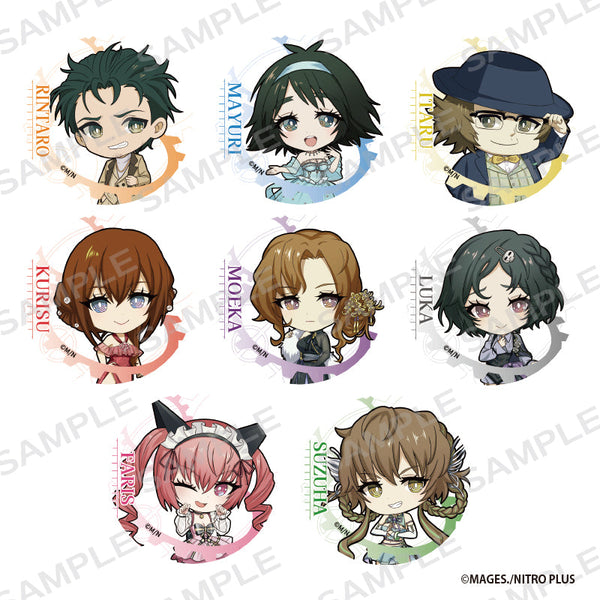 『STEINS;GATE』トレーディング缶バッジ 15周年記念 デフォルメver.【コンプリート】【BOX】