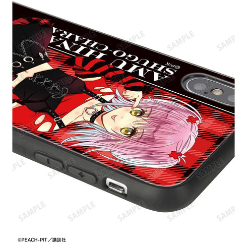 『しゅごキャラ!』PEACH-PIT先生 描き下ろし 日奈森あむ ゴスパンクver. 強化ガラスiPhoneケース【202601再販】