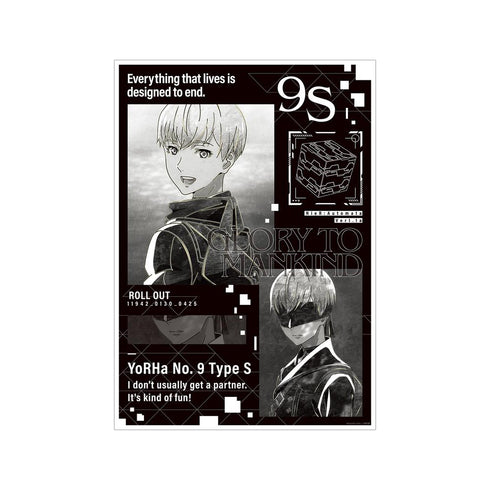 『NieR:Automata Ver1.1a』9S Ani-Art BLACK LABEL A3マット加工ポスター【202602再販】
