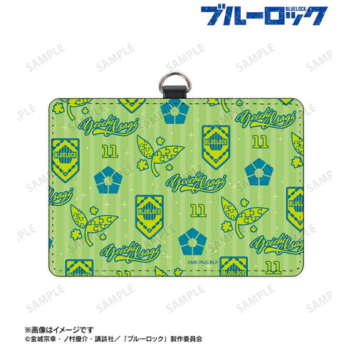 『ブルーロック』潔 世一 モチーフ柄 ネックストラップ付き2ポケットパスケース【202601再販】