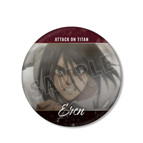 『進撃の巨人』エレン 場面写BIG缶バッジ【202601再販】