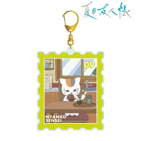 『夏目友人帳』描き下ろしイラスト 9時のニャンコ先生 ニャンコ先生の1日ver. BIGアクリルキーホルダー【202602再販】