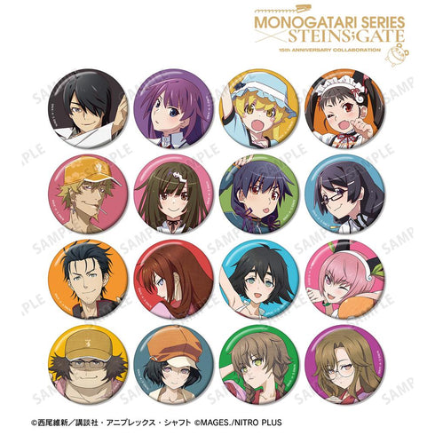 『物語シリーズ×STEINS;GATE』描き下ろし コラボイラストver. トレーディング缶バッジ(単位/BOX)