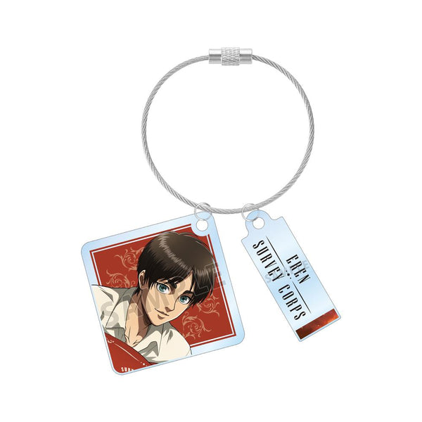 『進撃の巨人』描き下ろし エレン リラックスver. 2連ワイヤーアクリルキーホルダー【202601再販】