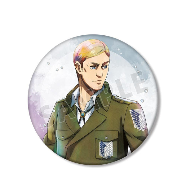 『進撃の巨人』描き下ろし エルヴィン 冬の歩みver. BIG缶バッジ【202601再販】