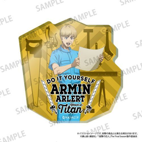 『進撃の巨人』ダイカットアクリルステッカー アルミン・アルレルト(DIY)【202512再販】
