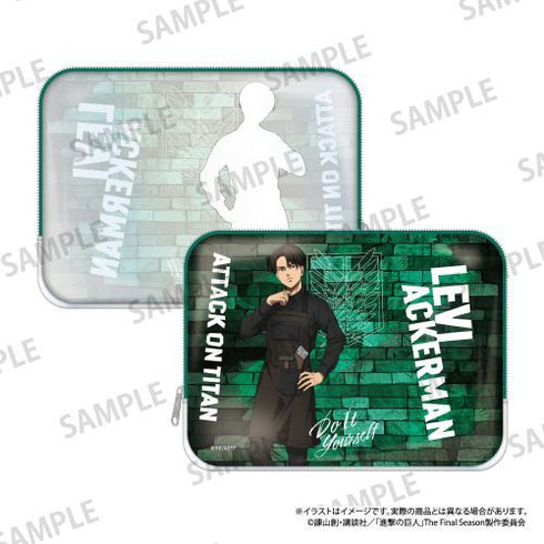 『進撃の巨人』スクエアポーチ リヴァイ・アッカーマン(DIY)