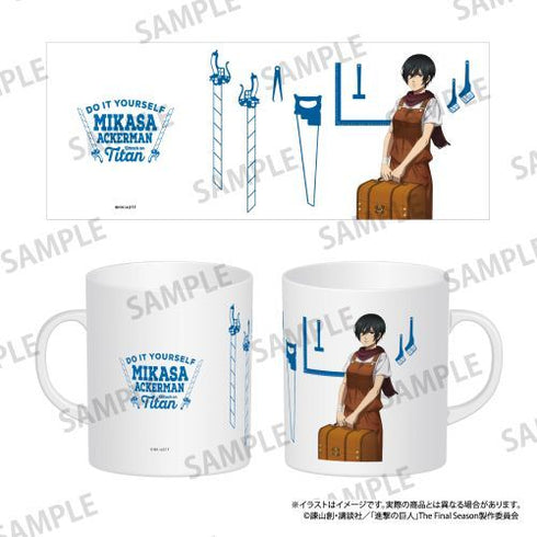 『進撃の巨人』フルカラーマグカップ ミカサ・アッカーマン(DIY)【202512再販】