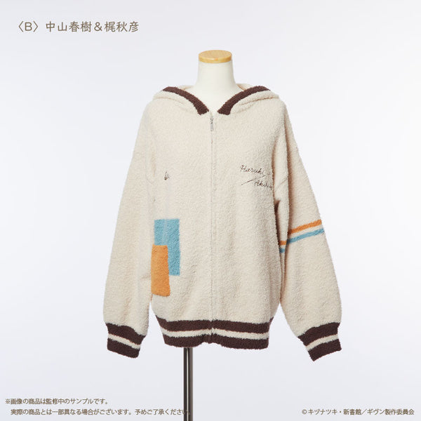 『ギヴン 柊mix』ルームウェアパーカー(レディース) B 中山春樹&梶秋彦