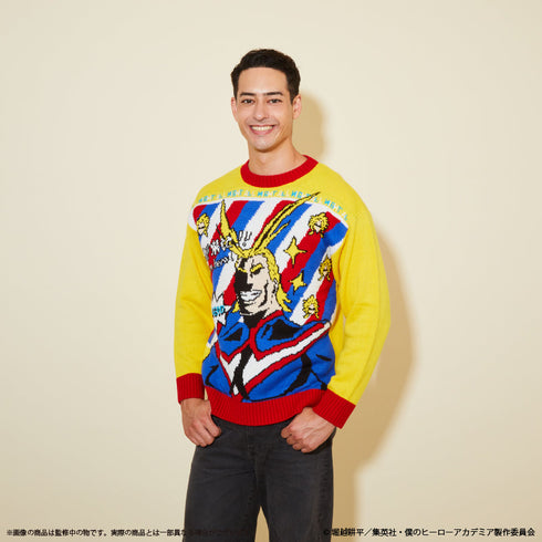 『僕のヒーローアカデミア』アグリーセーター(ユニセックス) オールマイト