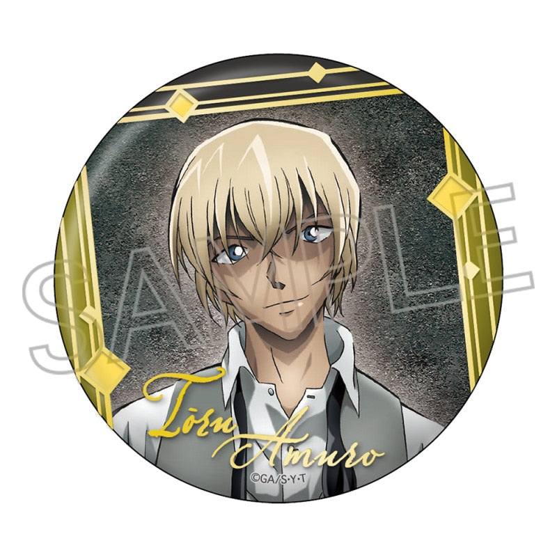 名探偵コナン』メタリック缶バッジ 安室 透 – Anime Store JP（アニメ