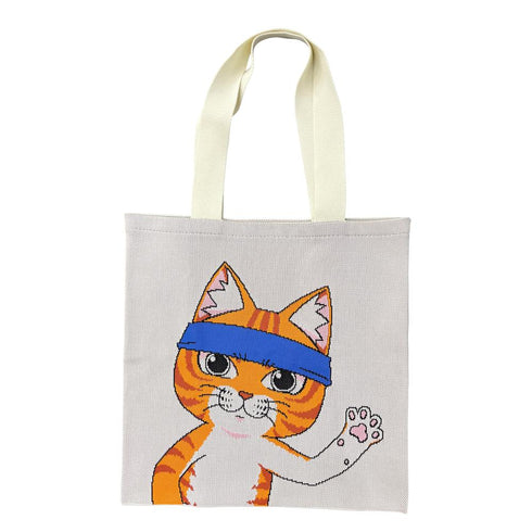 『ラーメン赤猫』ニットトート 文蔵 1