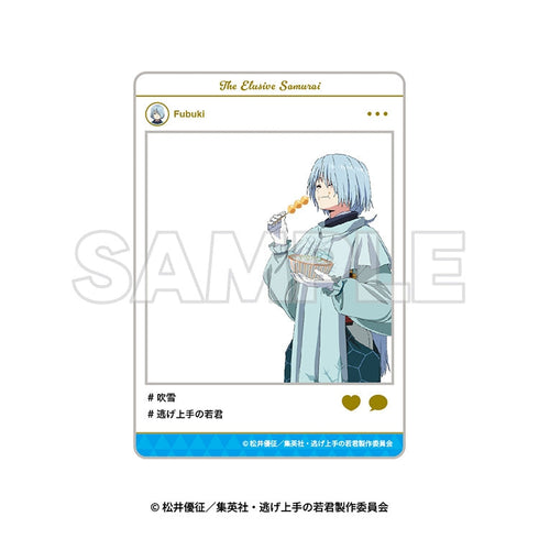 『逃げ上手の若君【いざ鎌倉!「逃げ上手の若君」街歩き】』トレーディングSNS風クリアカード【BOX】