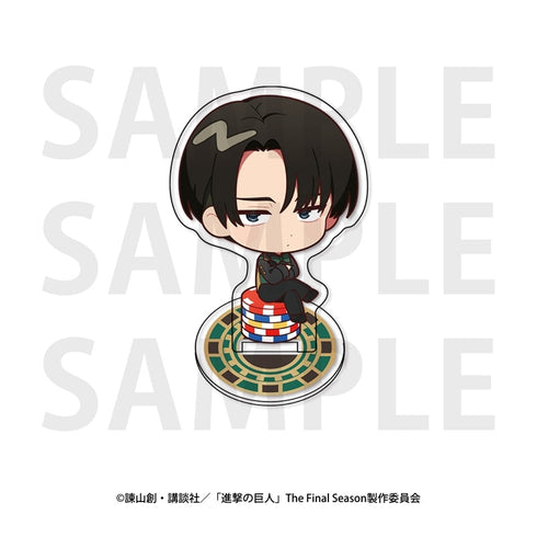 『進撃の巨人』デフォルメアクリルスタンド カジノディーラー リヴァイ