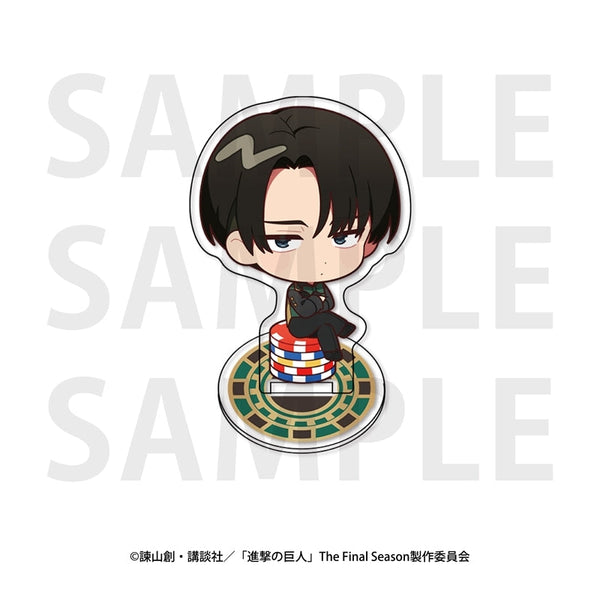 『進撃の巨人』デフォルメアクリルスタンド カジノディーラー リヴァイ