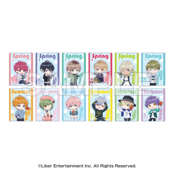 『A3!』書店コラボキャンペーン トレーディング雑誌風クリアカード春組・夏組(全12種)【BOX】