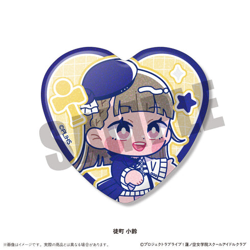 『ラブライブ!蓮ノ空女学院スクールアイドルクラブ』にゅーとろ ハート型缶バッジ【BOX】