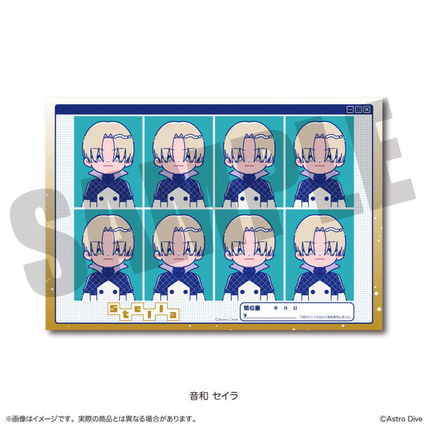 『Astro Dive』証明写真風ステッカー にゅーとろ 第1弾 F 音和セイラ